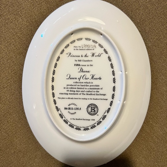 Princess Diana Collectors Plate - Picture 2 of 2